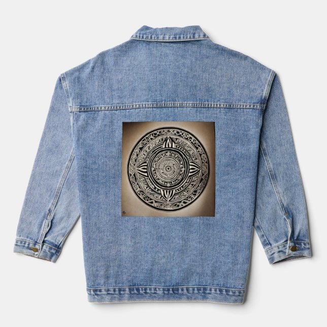 Denim Jacket der Frauen ( Designed ) Jeansjacke (Rückseite)