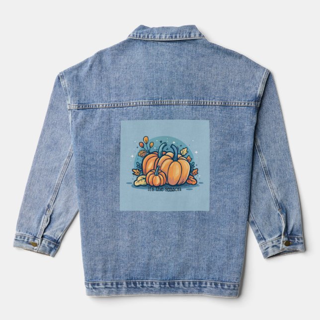 Denim Jacket - Es ist die Saison Jeansjacke (Rückseite)