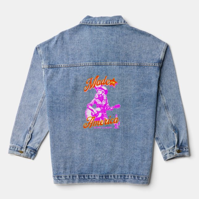 Denim Jacket (Jean Jacket)Kleidung & Schuhe Jeansjacke (Rückseite)