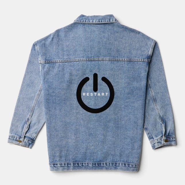 Denim Jacket neu starten Jeansjacke (Rückseite)
