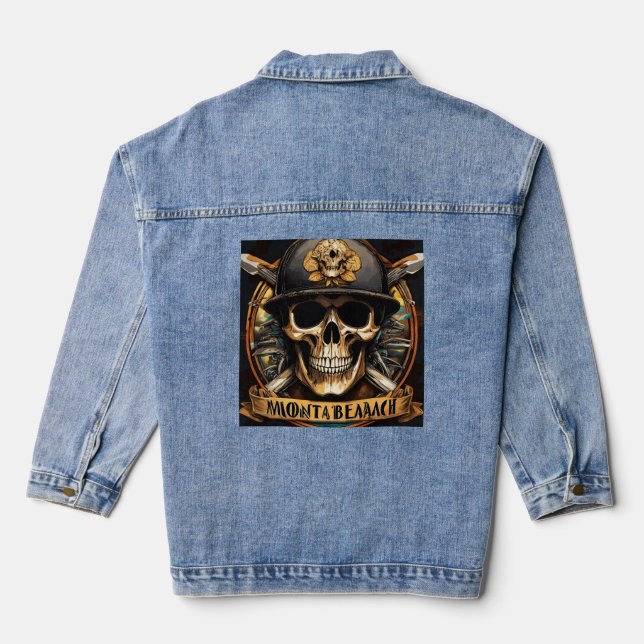 Denim Jacket schrecklich Jeansjacke (Rückseite)