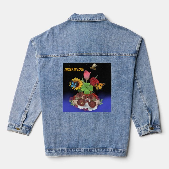 Denim Jacket von James Michael Miller Jeansjacke (Rückseite)