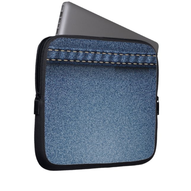 Denim Jeans Laptopschutzhülle (Vorne Rechts)