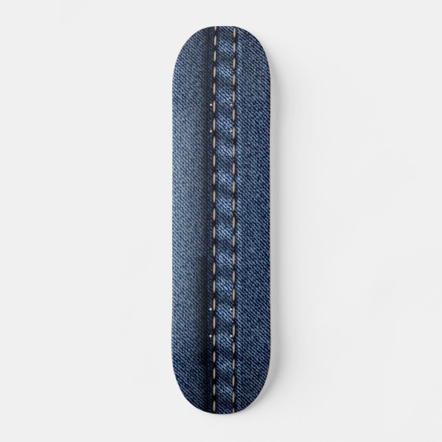 Denim Jeans Skateboard (Vorderseite)