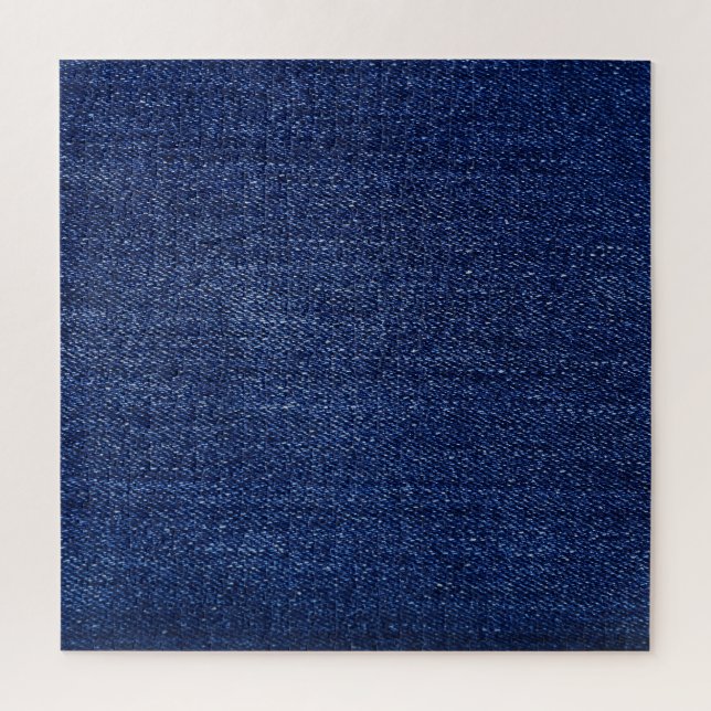 Denim Jeans Stoff: texturierter Hintergrund. Puzzle (Vertikal)