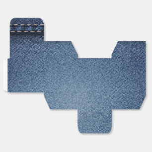 Denim-Jeans-Textur Geschenkschachtel