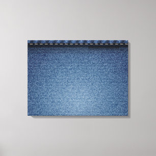 Denim-Jeans-Textur Leinwanddruck