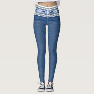Denim >Leggings— Kleidung und Schuhe > Frauen Leggings