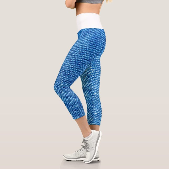 Denim Leggings Waist Woman (Links)