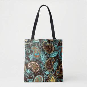 Denim Paisley: Nahtlose Jeans Texturmuster