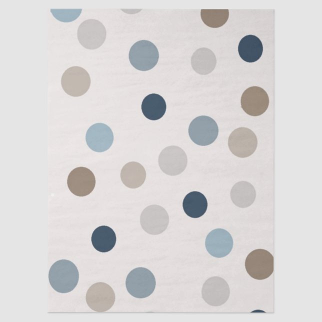 Denim Patchwork Bear Gift Bag Seidenpapier (Vorderseite)