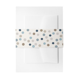 Denim Patchwork Bear Invitation Band