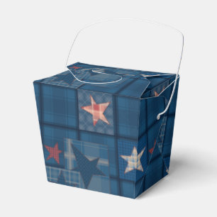 Denim Patchwork Geschenkschachtel