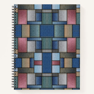 Denim Patchwork Notizbuch