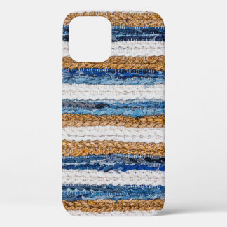 Denim-Patchwork: Teppich aus recycelten Jeans. Case-Mate iPhone Hülle