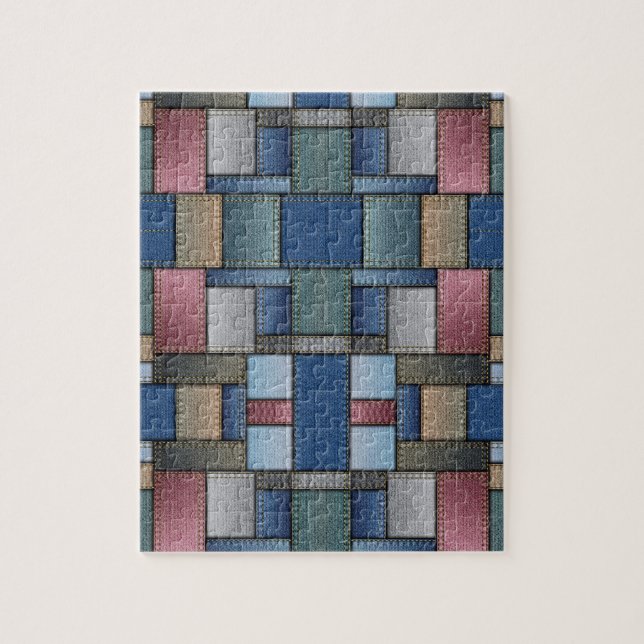 Denim Pattern Puzzle (Vertikal)