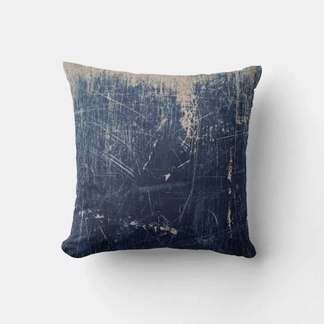 Denim Scratch American MoJo Pillow Kissen (Vorderseite)