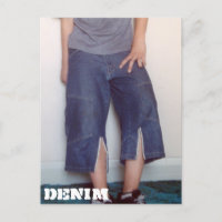 Denim Series 11 Culottes Postkarte