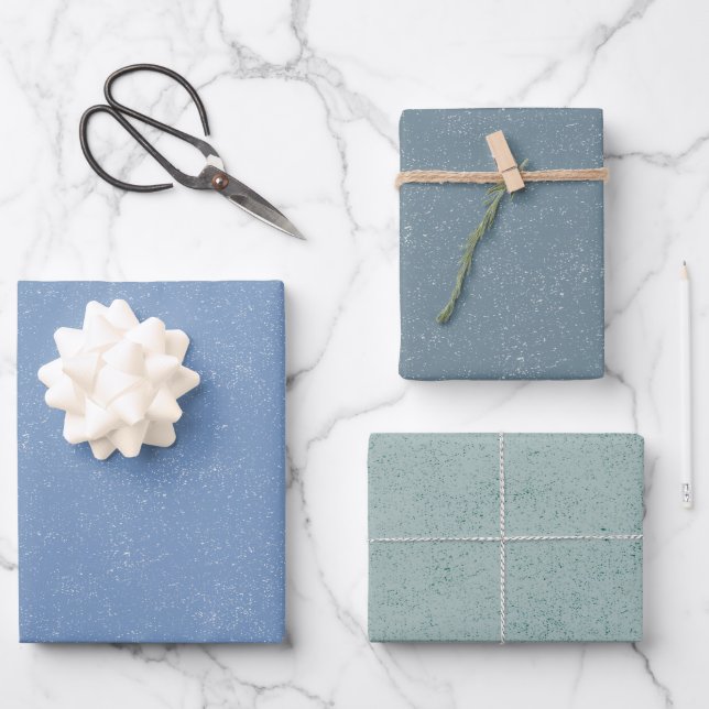 Denim Stil  Geschenkpapier Set (Vorderseite)