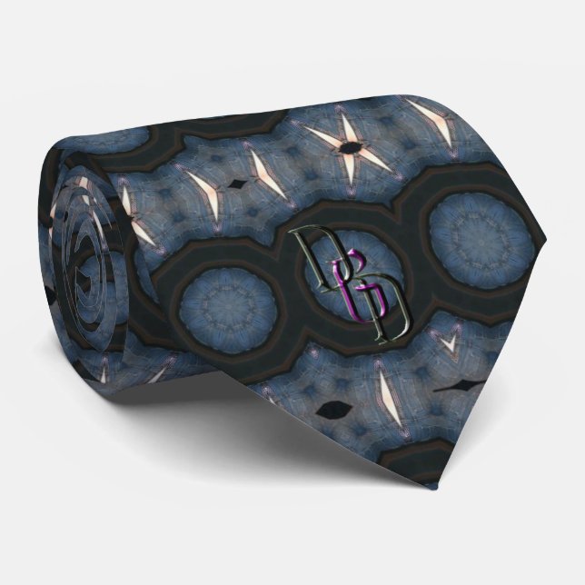 Denim Swirl Krawatte (Gerollt)