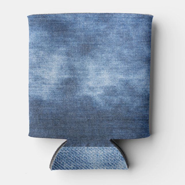 Denim Texture: Worldof Fabric Background Dosenkühler (Vorderseite)