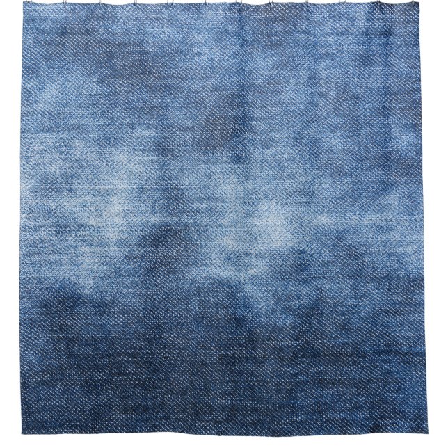 Denim Texture: Worldof Fabric Background Duschvorhang (Vorderseite)