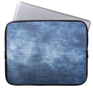 Denim Texture: Worldof Fabric Background Laptopschutzhülle