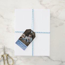 Denim Trendy Verlobt Romantik Geschenkanhänger