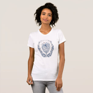 Denim und Blume T Shirt - Segen auf Denim