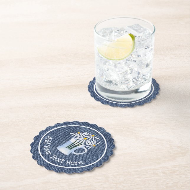 Denim und Daisys Untersetzer (Vor Ort)
