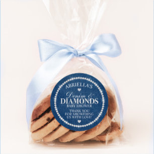 Denim und Diamanten Aufkleber