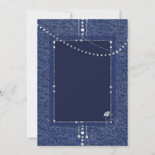 Denim und Diamanten Einladung