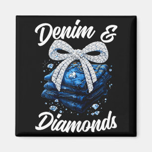 Denim und Diamanten verbeugen sich vor glamouröser Magnet