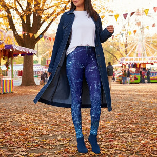 Denim und Glitter Leggings