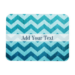 Denim Zickzack von Shirley Taylor Magnet