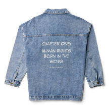 Denimjacke für Menschenrechte