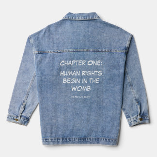 Denimjacke für Menschenrechte Jeansjacke