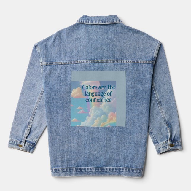 Denimjacke Jeansjacke (Rückseite)