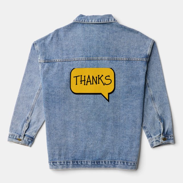 Denimjacke Jeansjacke (Rückseite)