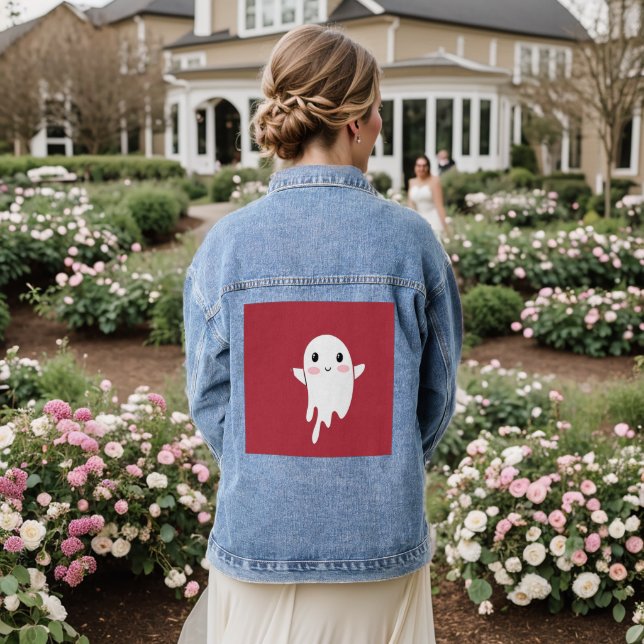 Denimjacke Jeansjacke (Hochzeit Rückseite)