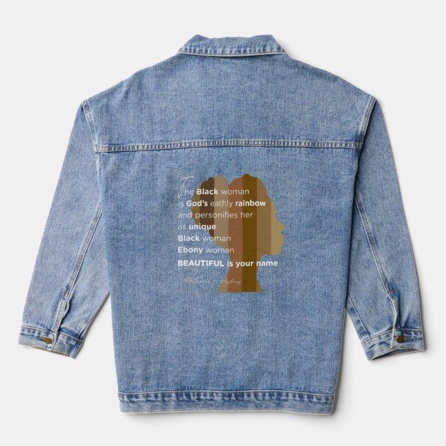 Denimjacke Jeansjacke (Rückseite)