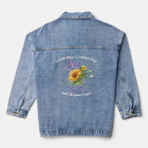 Denimjacke Sommer Magie Jeansjacke