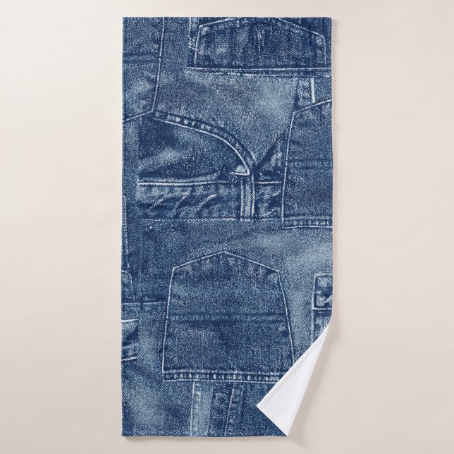 Denimmaterial, Badehandtuch (Badehandtuch)