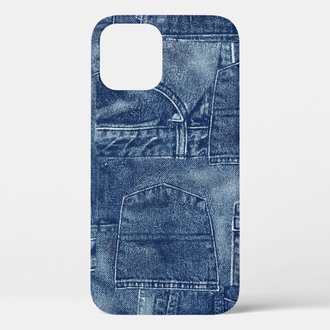 Denimmaterial, Case-Mate iPhone Hülle (Rückseite)