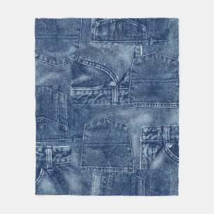 Denimmaterial, Fleecedecke
