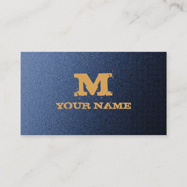 Denin Entwurfs-Visitenkarte kundengerecht Visitenkarte (Vorderseite)