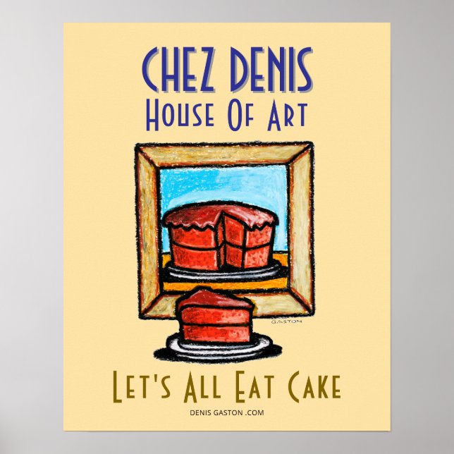 Denis Gaston Art Poster (Vorne)