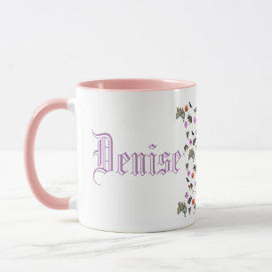 Denise, Name Logo für australische Wildtiere, Tasse