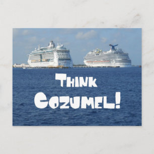Denk an Cozumel! Postkarte