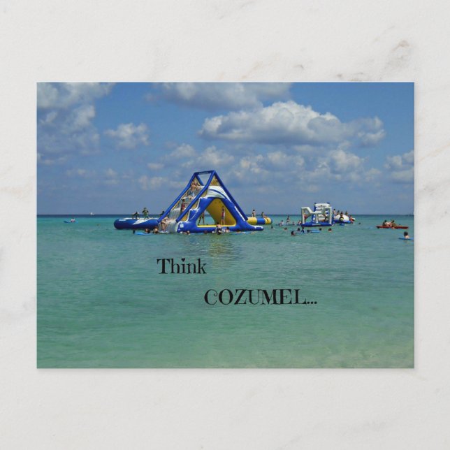 Denk an Cozumel! Postkarte (Vorderseite)